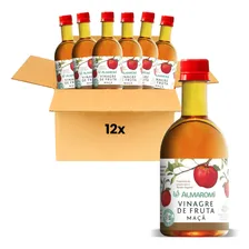 Kit 12x Vinagre De Maça Almaromi 400ml Tradicional Natural Foto  mini 1