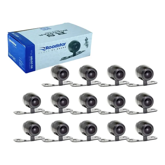 Kit 14 Câmera Ré/ Frontal Universal 2x1 Roadstar Rs201br Foto 1
