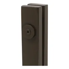 Kit 14 Coluna Torre Inox 30 Cm 1 Furo Guarda Corpo Bronze Foto mini 2