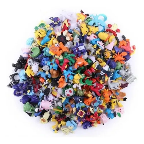 Kit 144 Miniaturas Bonecos Pokémon Go Pikachu Variados Foto 1