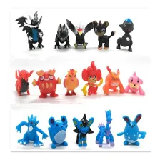 Kit 144 Miniaturas Bonecos Pokémon Go Pikachu Variados Foto mini 4