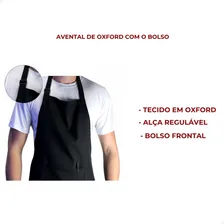 KIT 15 Aventais De Oxford Com Bolso Frontal Reforçado Ajustável Foto mini  2