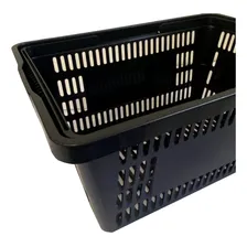 Kit 15 Cesta Cestinha Super Compra Preto Foto mini 4