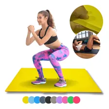 Kit 15 Colchonete Eva Academia Yoga 10mm Escola Academia Cor Amarelo Foto mini 1