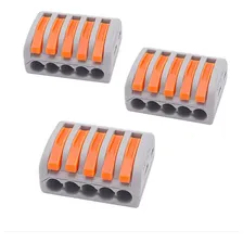 Kit 15 Conectores Práticos 5 Vias Para Emenda De Fio Foto  mini 1