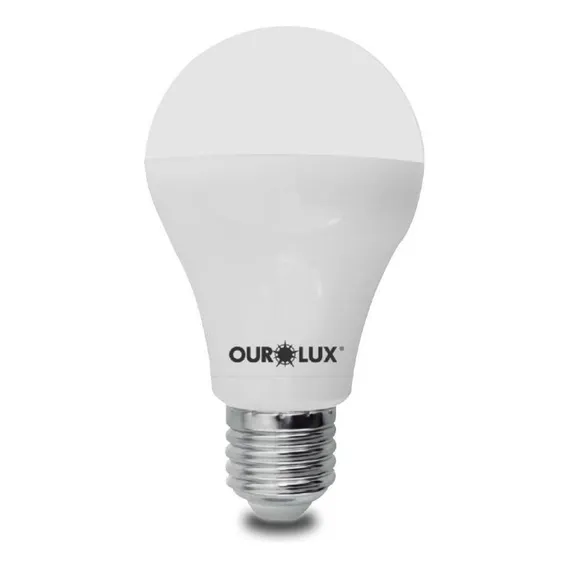 Kit 15 Lâmpada Led Bulbo 12w Branco Quente (3000k) - Ourolux Foto 1