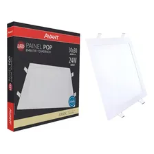 Kit 15 Painel Led Plafon 24w Quadrado Embutir 30x30 Neutro 110V/220V Foto mini  2