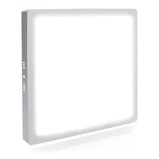 Kit 15 Painel Plafon Led 18w Sobrepor Quadrado Branco Frio Foto mini 3