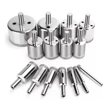 Kit 15 Pcs Brocas Copo Diamantadas Vidro Ceramica 6-50mm Foto mini 1