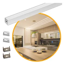 Kit 15 Perfil Sobrepor AlumÃnio 20mm P/ Fita Led F4734 Luz Depende Da Fita Tensão De Operação Depende Da Fita Depende Da Fita Foto mini 1