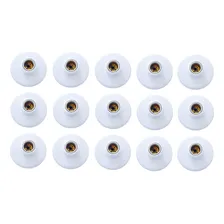 Kit 15 Plafons Simples Suporte Lâmpada E27 Bocal Cerâmica Cor Branco Foto  mini 1