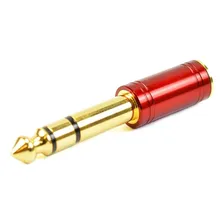Kit 15 Plug Adaptador P2 Para P10 Estéreo Santo Angelo Cor Vermelho Foto mini 4