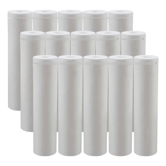 Kit 15 Refil Filtro Polipropileno Bbi 9 3/4 Pp10/20 Poe 230 Cor Branco Foto 1