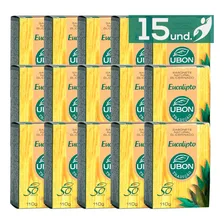 Kit 15 Sabonete Glicerinado Eucalípto Ubon 110g Foto mini 1