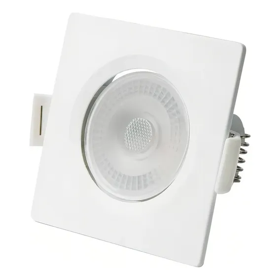 Kit 15 Spot Led Quadrado 3w Super Led Branco Quente 3000k Foto 1