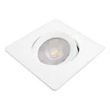 Kit 15 Spot Led Smd 7w Dicróica Direcionável Quadrado Forte Estrutura Branco Neutro 110v/220v - Bivolt Foto mini 2