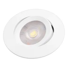 Kit 15 Spot Redondo 5w Dicroica Direcionavel Luz Led Quente 110v 220v - Bivolt Foto mini  2