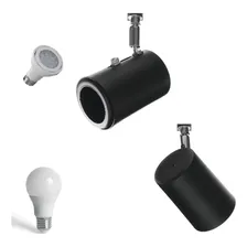 Kit 15 Spot Trilho Perfilado Eletro Calha Par20 Bulbo Ol8 Foto mini  3