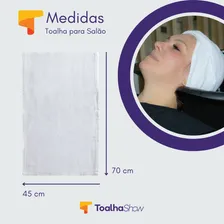 Kit 15 Toalha Rosto Salão Barbearia 45x70cm 360g/m² Cor 15 Branca Foto mini 4