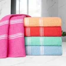 Kit 15 Toalhas De Banho Madri Ótima Absorção Atacado Foto mini 3