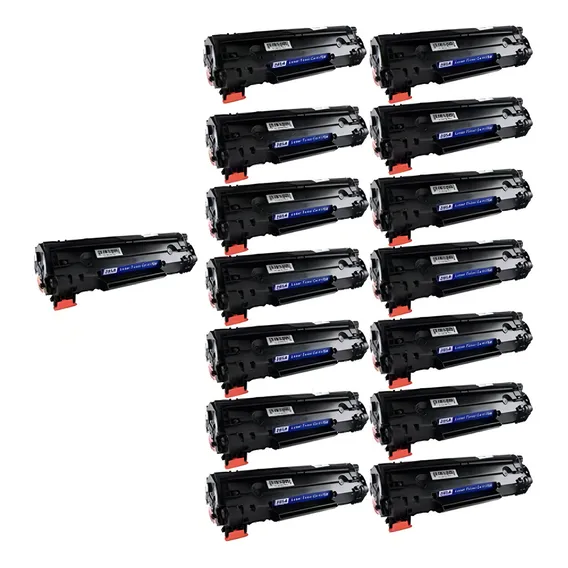 Kit 15 Toner CompatÃvel Ce285a 85a P1102 P1102w M1132 M1212 Tinta Preto Foto 1