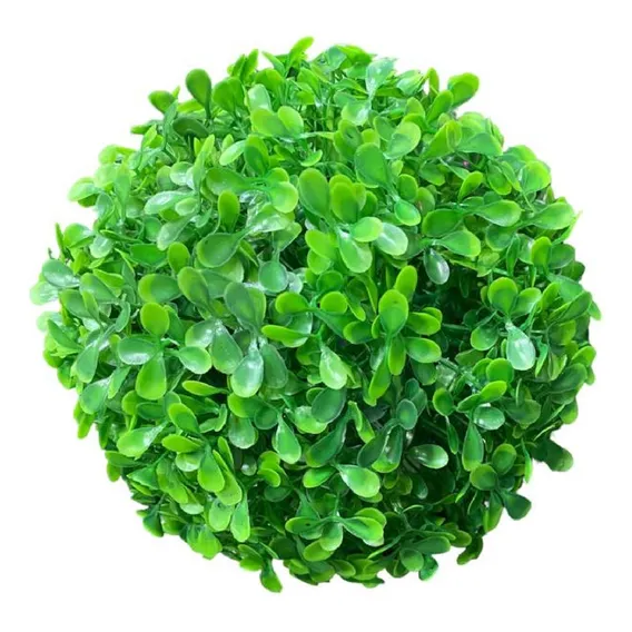 Kit 15 Topiarias Artificiais 18cm Verde Claro Grama Buchinho Foto 1