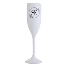 Kit 150 Taças De Espumante 190ml Personalizadas Em Acrílico Cor Branco Foto mini 1