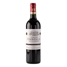 Kit 16 Vinhos Chateau Timberlay Bordeaux Superieur 375ml Foto mini 1