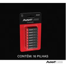 Kit 160 Pilhas Alcalinas Aaa Palito 1.5v Avant 10 Blist C/16 Foto mini 4