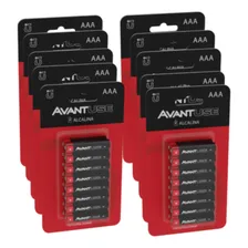 Kit 160 Pilhas Alcalinas Aaa Palito 1.5v Avant 10 Blist C/16 Foto  mini 1