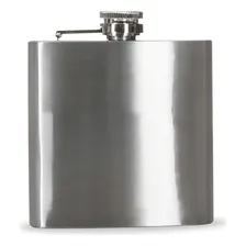 Kit 17 Cantil Porta Bebida De Bolso 205ml Inox 7oz - Whisk Cor Prateado Foto mini 2