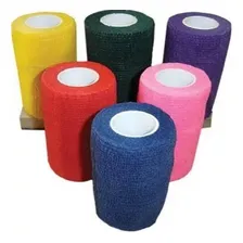 Kit 18 Bandagem/atadura Elástica FlexĂvel Tipo Coflex 5cm Foto mini 1