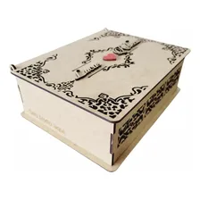 Kit 18 Caixas Padrinhos Casamento 22x17x7 Mdf Cor Branco Foto mini 3