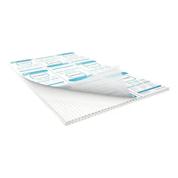Kit 18 Chapas Policarbonato 1,05x4,00x6mm E Acess贸rios Cor Branco Foto 1