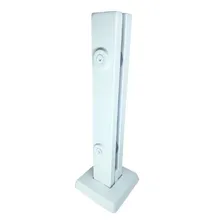 Kit 18 Coluna Torre Branca Guarda Corpo Inox 40 Cm 2 Furos Foto  mini 1