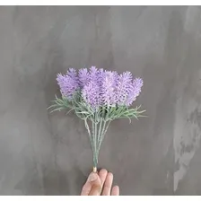Kit 18 Galho De Flor Lavanda Artificial Toque Real Decoração Foto mini  2