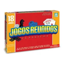 Kit 18 Jogos Reunidos Em 1 Dama Xadrez Baralho Dominó Nig Foto mini  3
