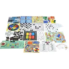 Kit 18 Jogos Reunidos Em 1 Dama Xadrez Baralho Dominó Nig Foto mini  2