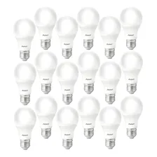 Kit 18 Lâmpadas Led Avant 6500k 7w Bivolt E27 Branco Frio Luz Branco-frio 110v/220v Foto mini  2