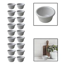 Kit 18 Ramekin Melamina Shoyu Molhos Ketchup 6,5cm 50ml Foto  mini 1