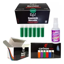 Kit 18cargas Para Marcador Pilot Vboard Master Quadro Branco Cor Verde Foto mini 1