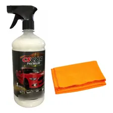 Kit 1l Cs Car Automotiva Cera Microcristalização + Flanela Foto mini 1