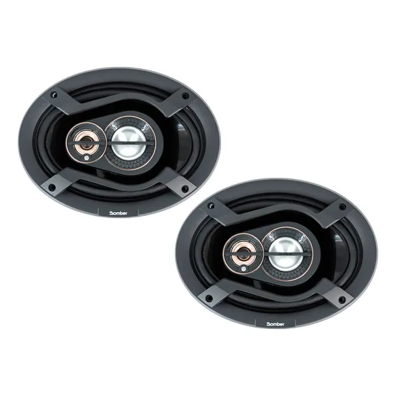 Kit 2 6x9 Polegadas Par Bomber Beat 350w Rms Alto Falante Quadriaxial 4 ohms Foto 1