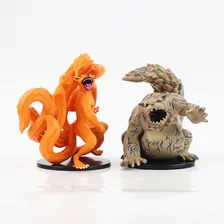 Kit 2 Action Figure Naruto Shukaku Ichibi + Kurama Kyuubi Foto mini 3