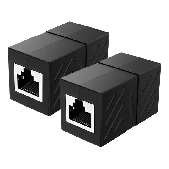 Kit 2 Adaptador Rj45 Ugreen P/ Cabo De Internet 1000mbps Foto 1
