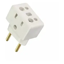 Kit 2 Adaptadores Bob Esponja Para Tomada Pino Fino 10a/20a Foto mini  2