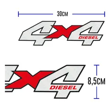 Kit 2 Adesivo 4x4 Jeep Troller 2005 2006 2007 2008 2009 2010 Foto mini 4