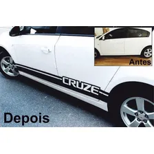 Kit 2 Adesivos Chevrolet Cruze Sport Faixa Lateral Acess贸ri Foto mini 3