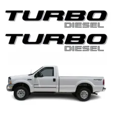 Kit 2 Adesivos Faixa Lateral Ford F250 Turbo Diesel Ca-03139 Foto mini 1