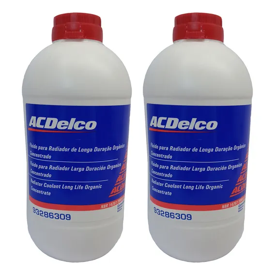 Kit 2 Aditivo Radiador Concentrado 1l Acdelco 93286309 Foto 1